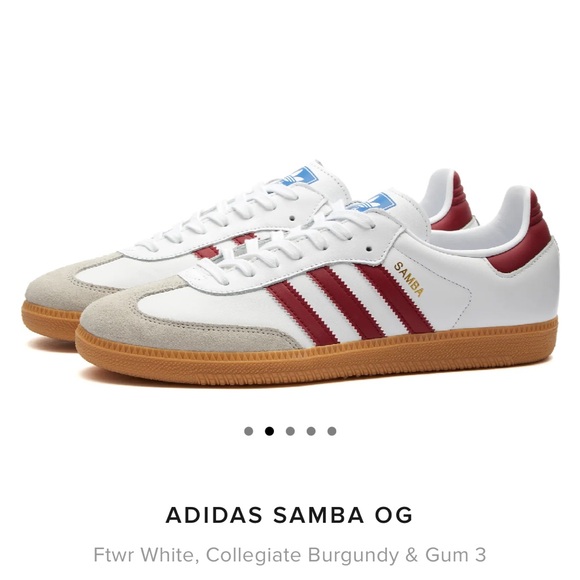 adidas Shoes - Adidas Samba OG - Collegiate Burgundy
